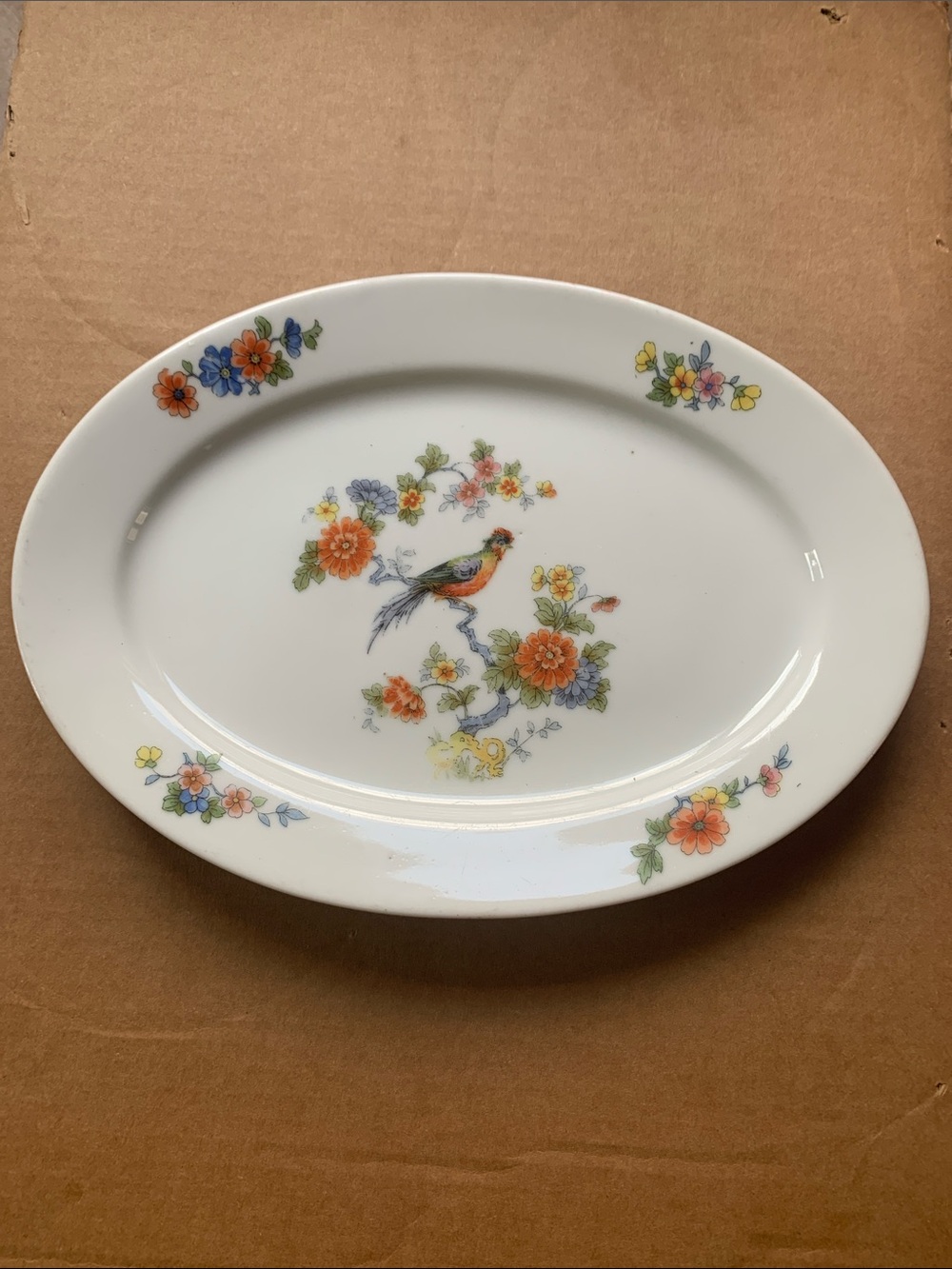 Vintage Czech Serving Platter 1920/MCM Era porcelain